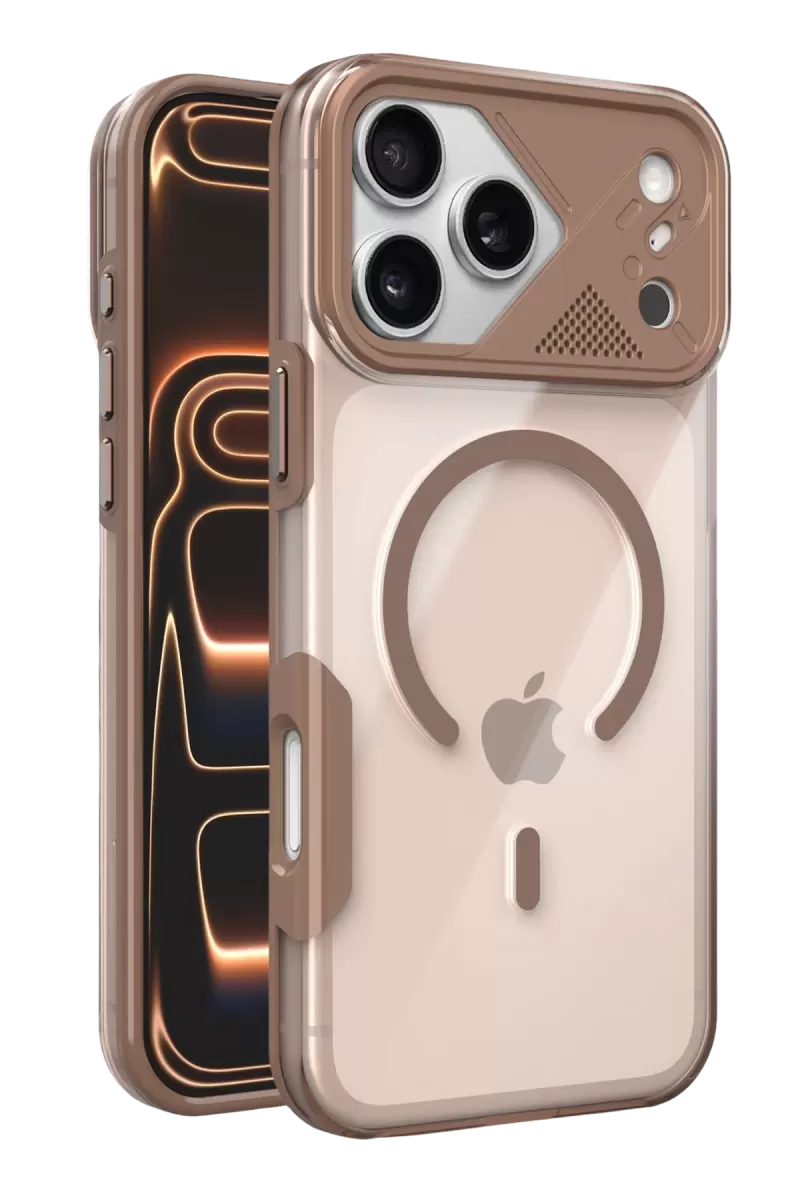 Joko Apple İphone 17 Pro Max Zinko Magsafe Kapak - Çöl Titanyum