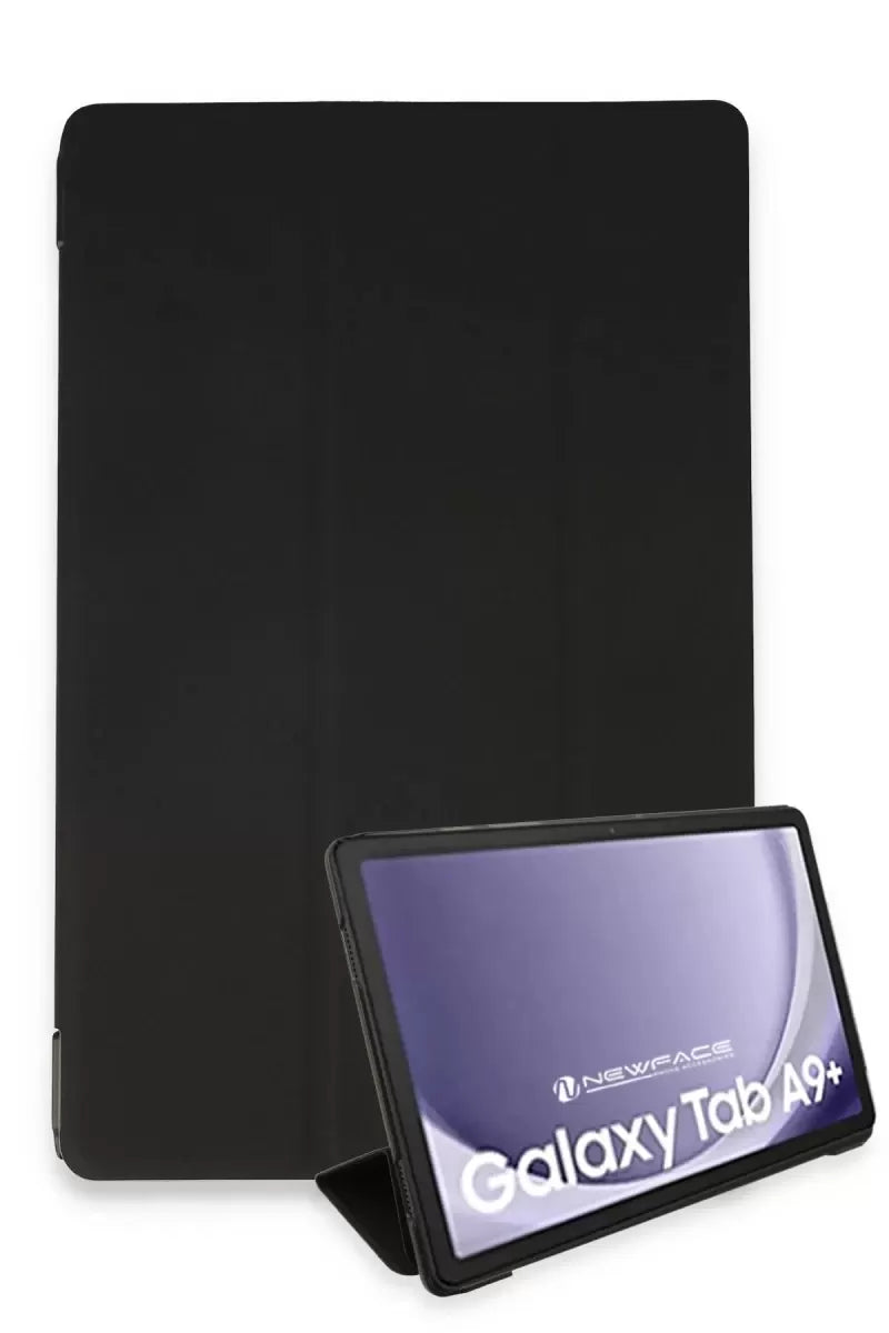 Newface Samsung Galaxy Tab A9 Plus Kılıf Tablet Smart Kılıf - Siyah