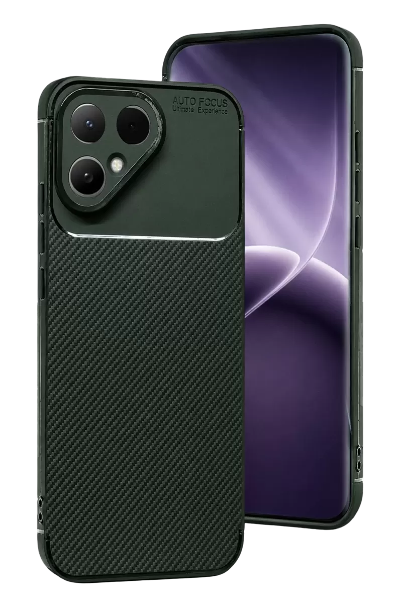 Newface Tecno Pova Curve 2 5g Auto Focus Karbon Kapak - Koyu Yeşil