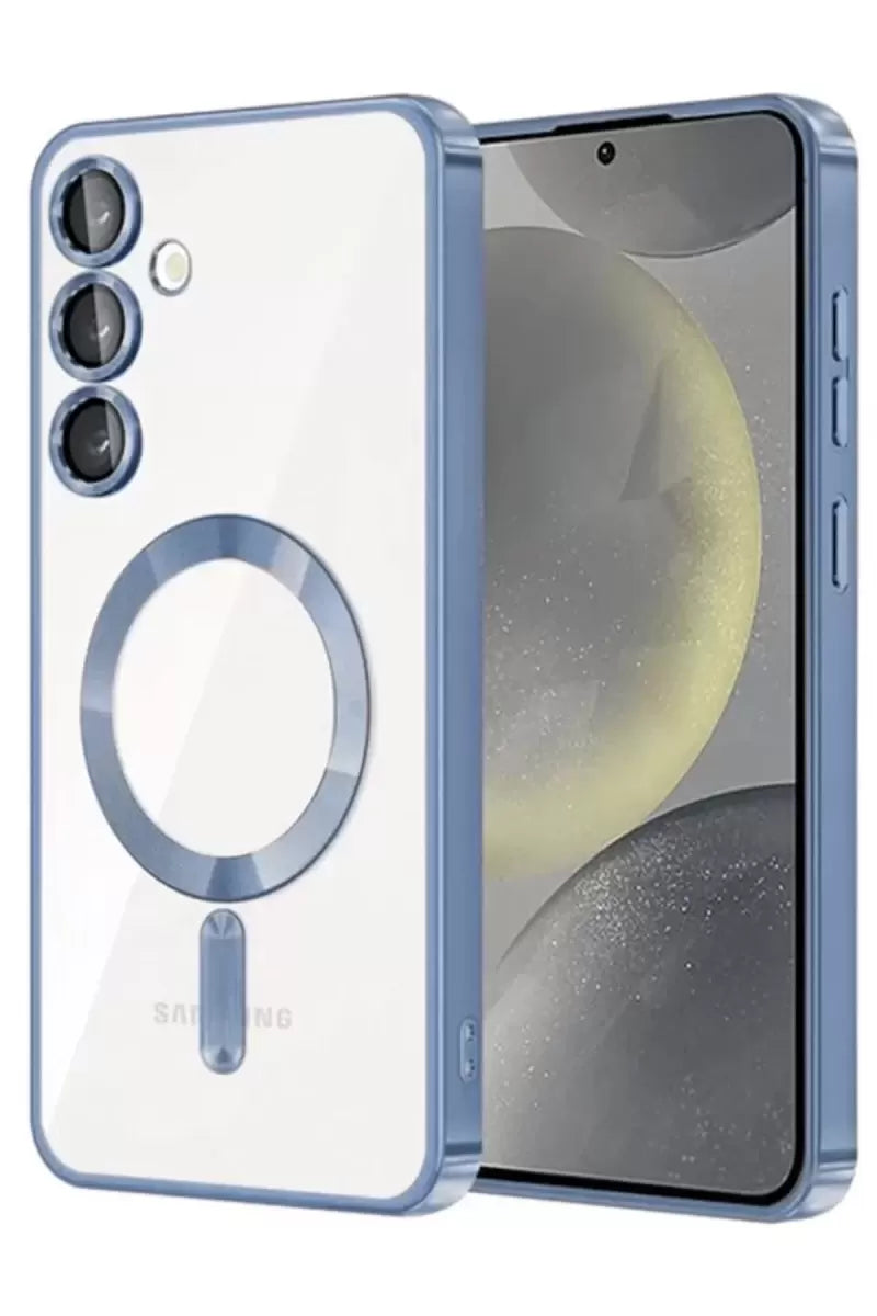 Newface Samsung Galaxy A56 Kross Magneticsafe Kapak - Sierra Blue