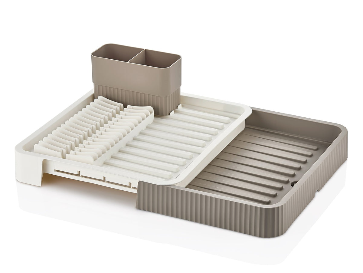 SÜRGÜLÜ BULAŞIKLIK PLASTİK 32.5CM X 35.5CM - 51.5 X 35.5CM - GRİ RENK (5643)