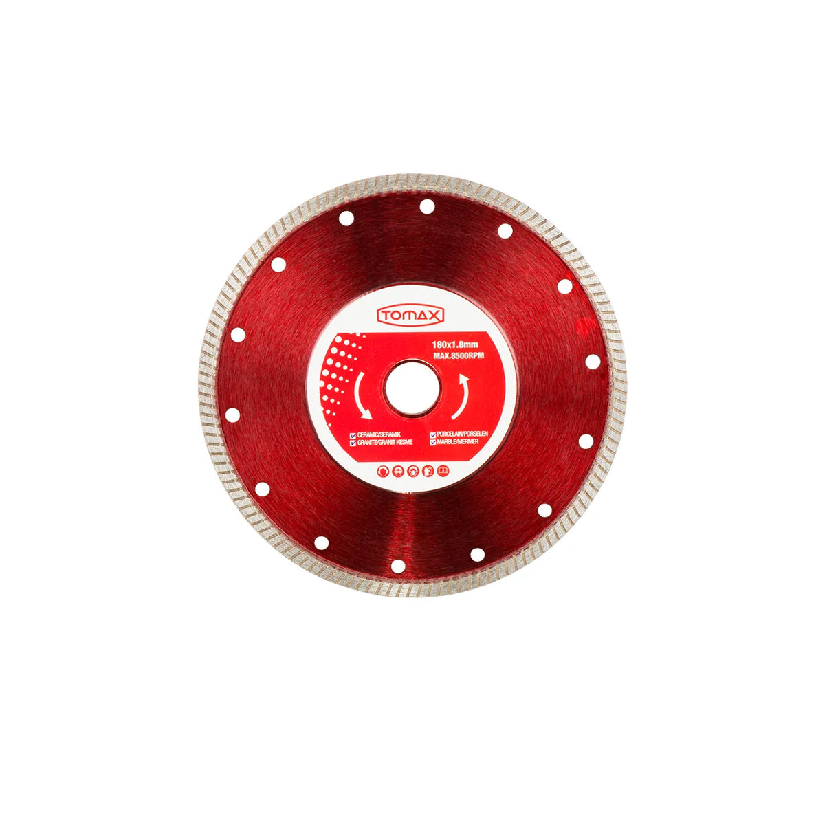 Tomax Seramik Fayans Kesici Disk - 180x1,8x22