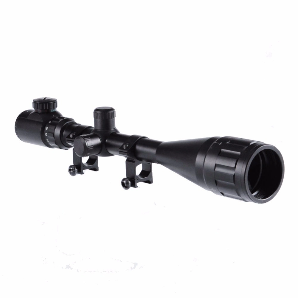 Tr-nikula 6-24x50 Aoe Tüfek Dürbünü Çift Işık Kırmızı,yeşil Kaynaklı Zoomlu