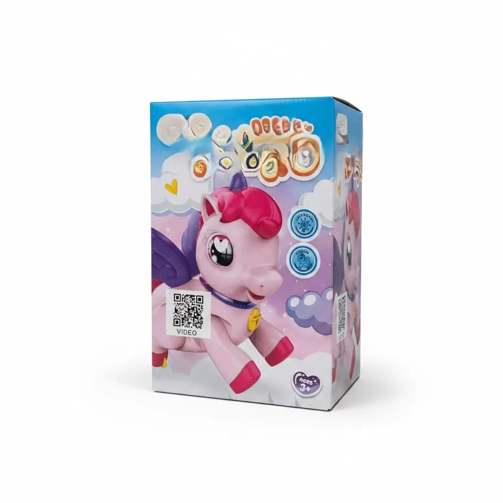 Rs-9046c Kut.pilli Işık.müzik Tek Boynuzlu At