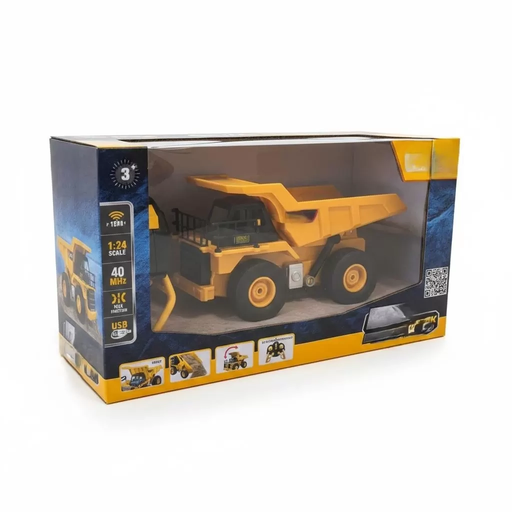 Z6811a U/k Şarjlı 1:24 İş Mak.kamyon 40mhz