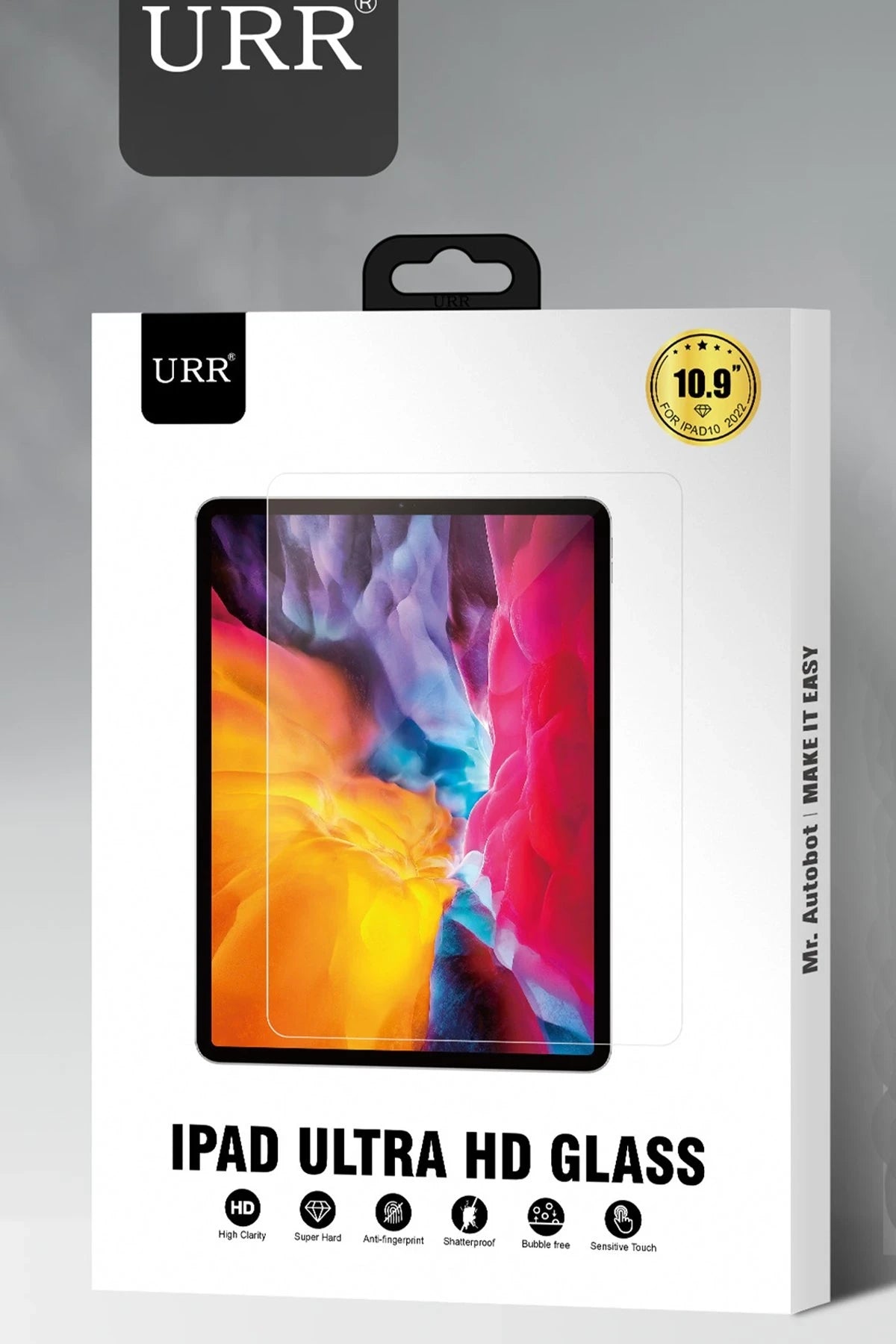URR Apple iPad Pro 12.9 (2022) Matte Writable Tablet Paperlike Nano Ekran Koruyucu - Siyah