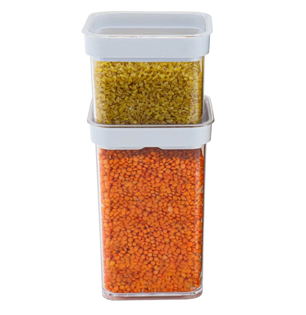 Vakumlu Kare Saklama Kabı - 1 Litre