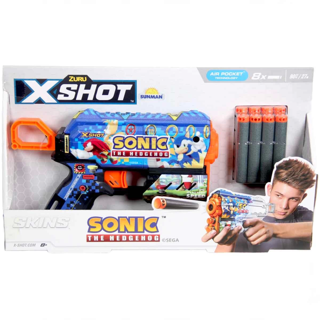 Skins Sonic Dart Fırlatıcı 8 Dartlı