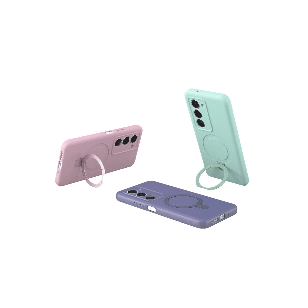 Xiaomi Redmi 15 4g Regal Magsafe Standlı Kapak - Lila