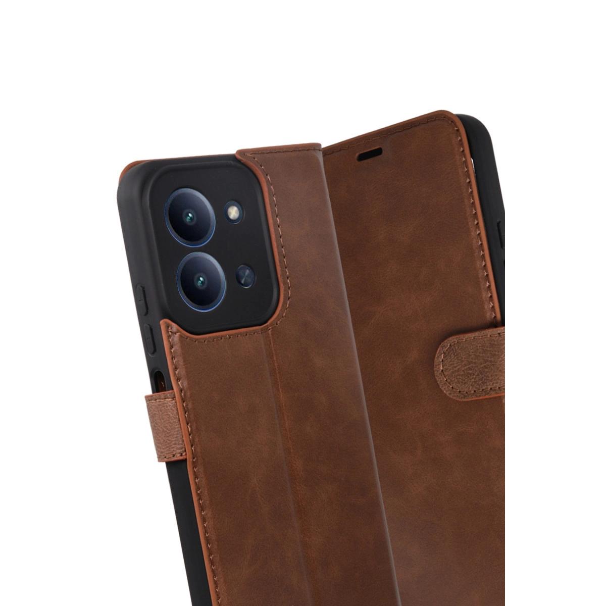 Xiaomi Redmi 15c 4g Trend S Plus Kapaklı Kılıf - Taba