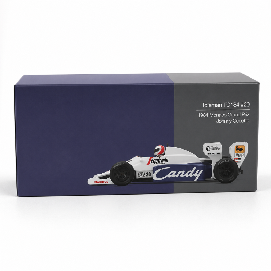 1/64 Toleman TG184 Johnny Cecotto 1984 Monaco Grand Prix