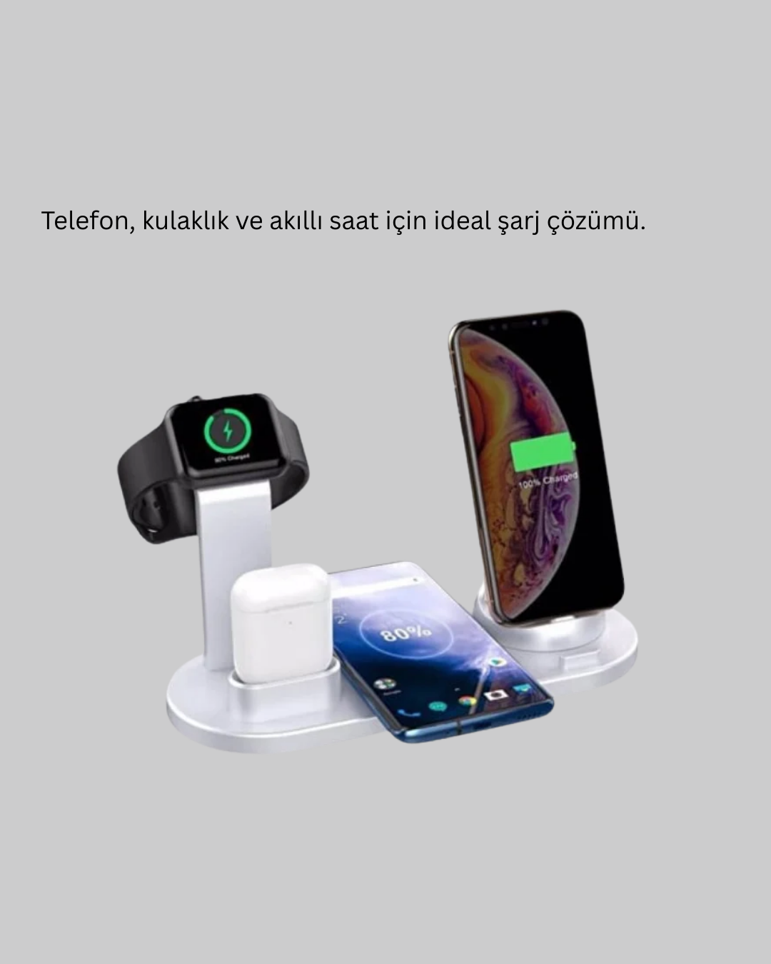 Aşırı Şarj Koruması Sunan Kablosuz Şarj Cihazı