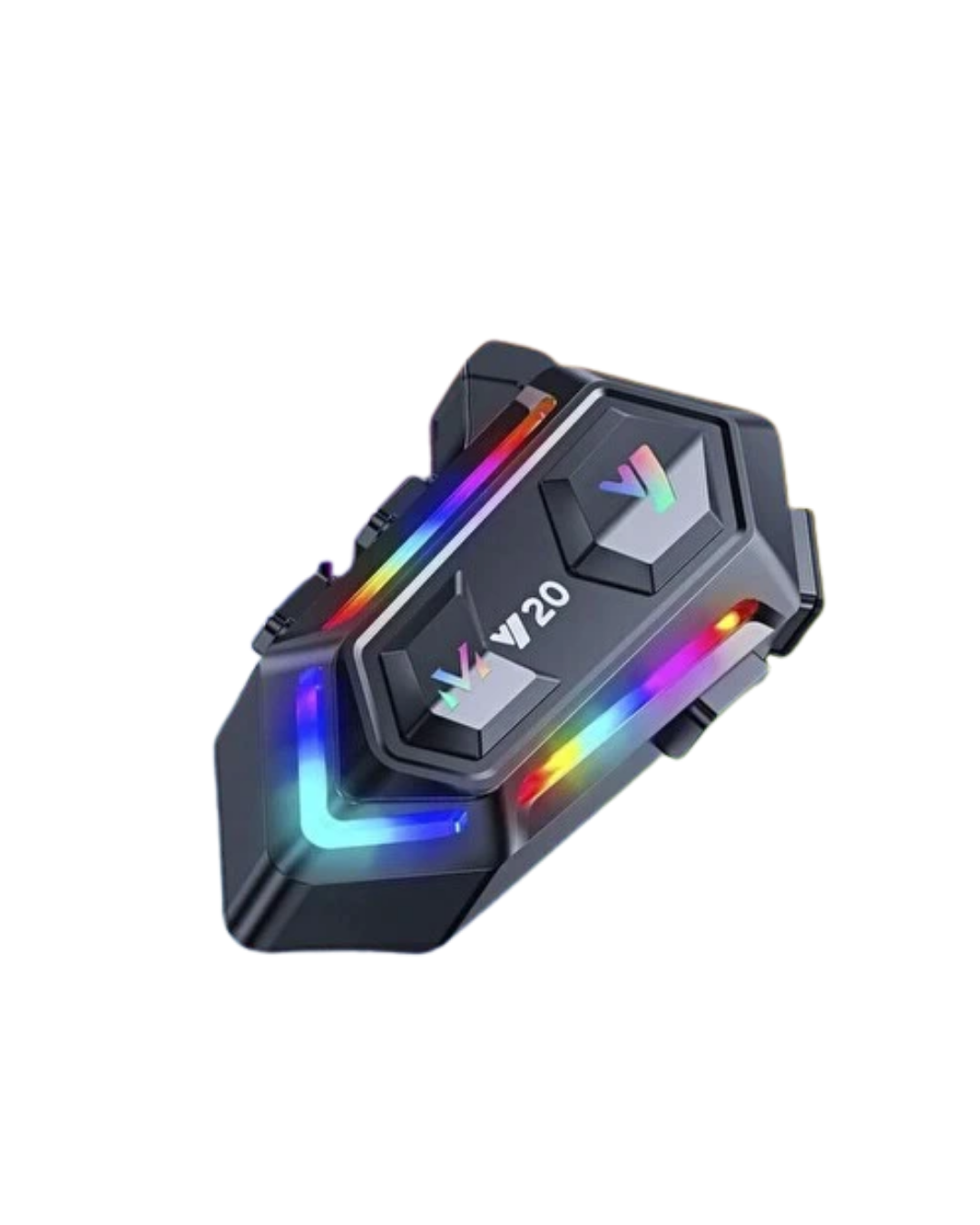IPX6 Su Geçirmez Intercom 1000m Bağlantı 1000mAh Batarya RGB Işıklı