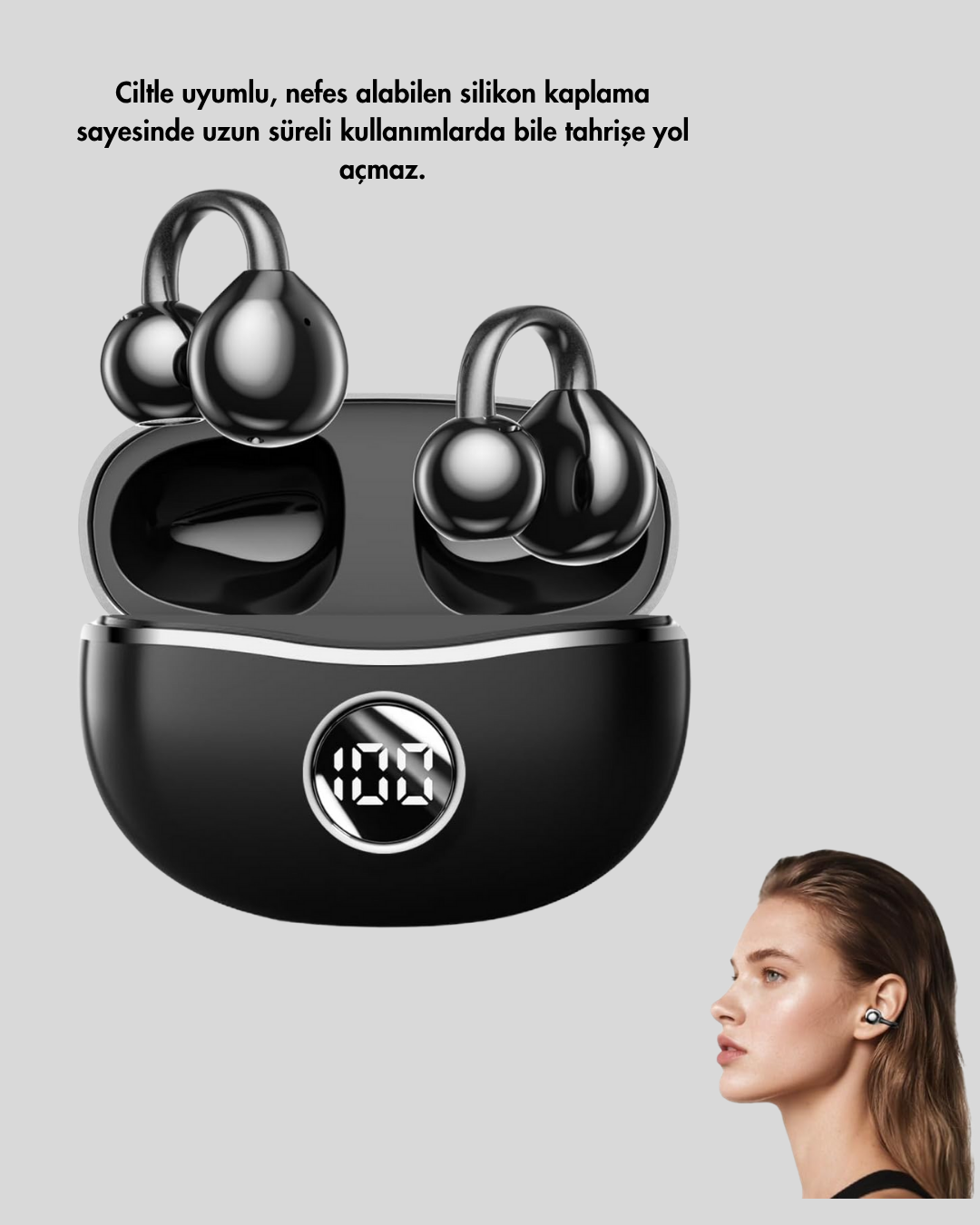 YXG10 SİYAH BLUETOOTH KULAKLIK