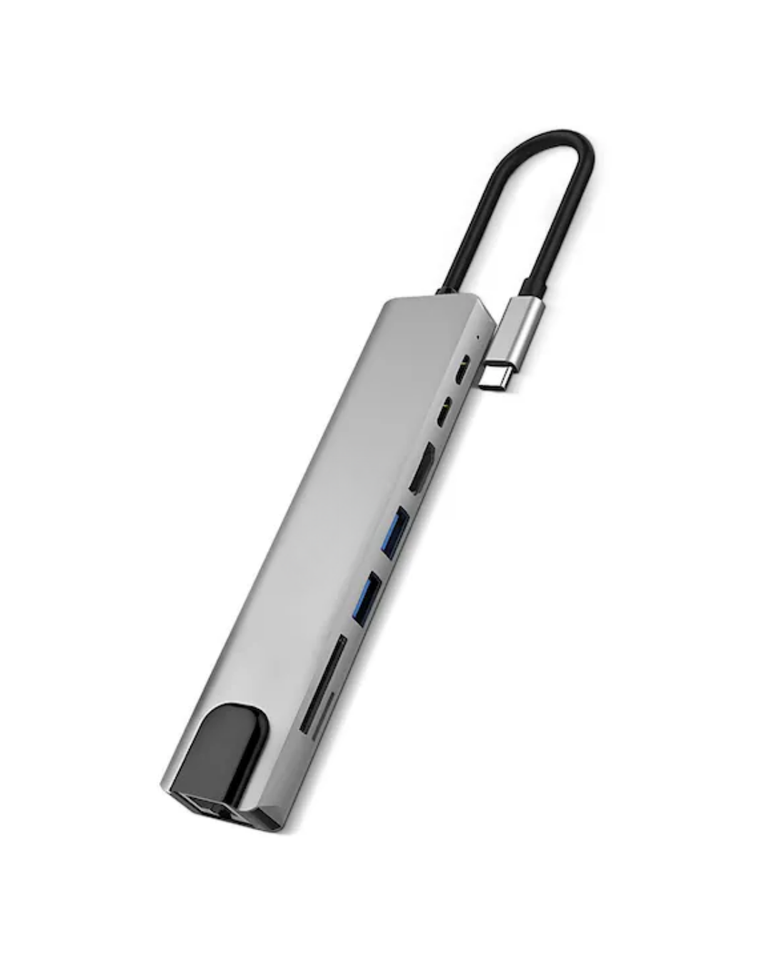 Type C Çoklu Port Hub 8 Port USB HDMI SD Kart Ethernet Adaptör