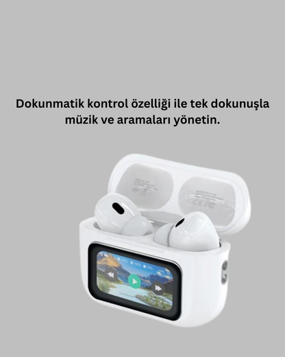 Otomatik Bağlantılı Bluetooth Kulaklık ANC Özellikli Su ve Ter Dayanıklı Yeni Nesil