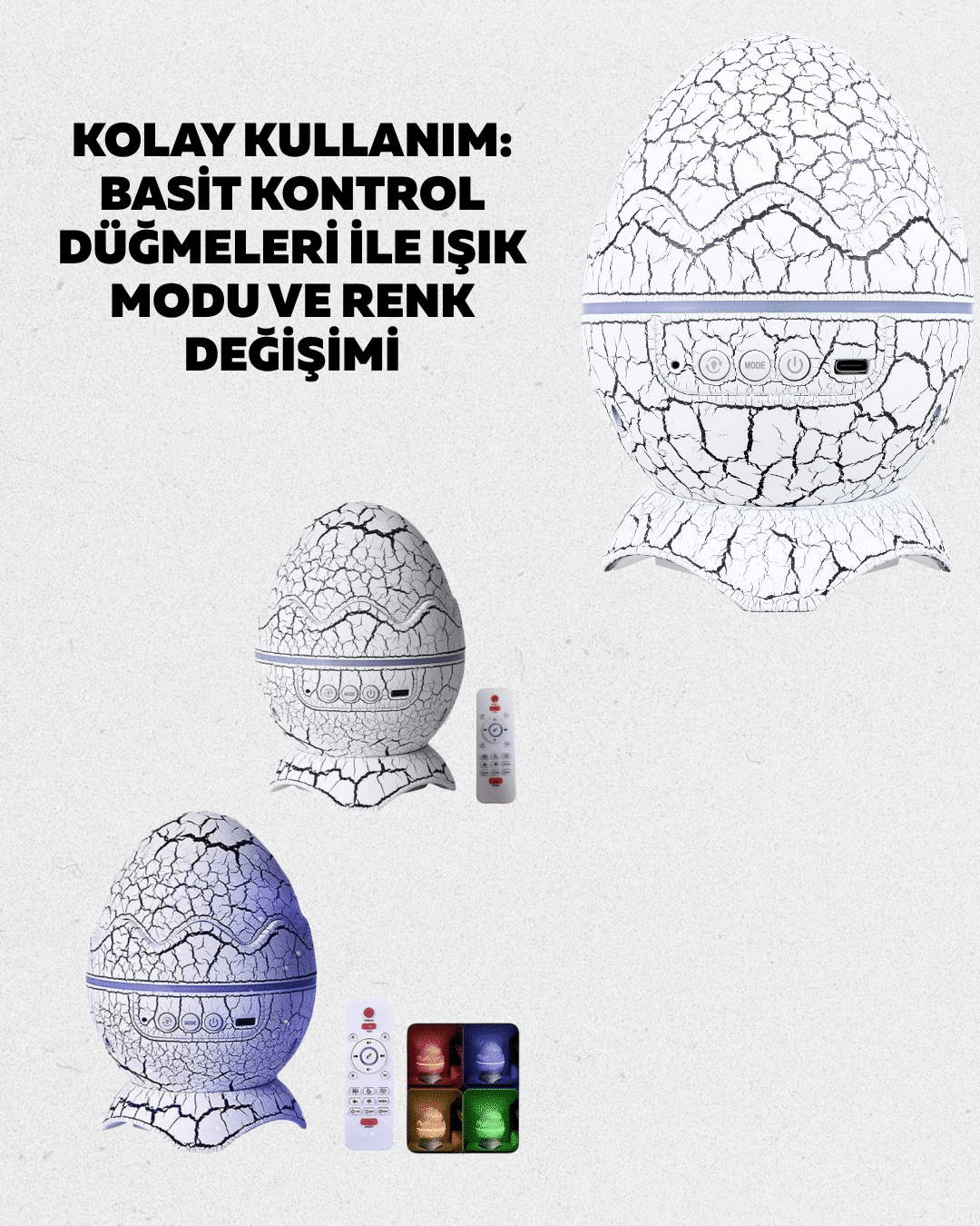 Yıldız Gökyüzü Efektli Çok Modlu Gece Işığı Yeni Nesil