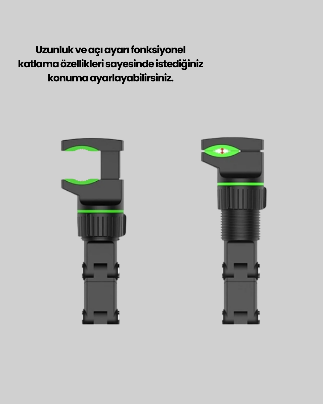 Dikiz Aynasına Takılan Telefon Tutucu Ayarlanabilir Çok Yönlü Araç Aksesuarı Yeni Nesil