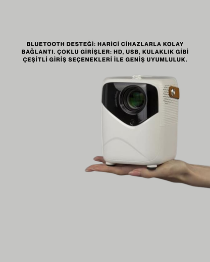 Ultra HD Çözünürlüklü Taşınabilir Projektör – 1920x1080 Piksel Görüntü Kalitesi Yeni Nesil