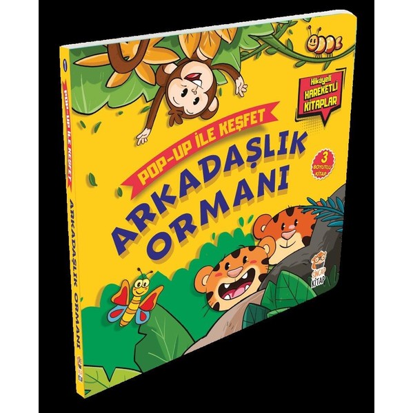 Sincap Kitap Arkadaşlık Ormanı - Pop-up İle Keşfet (Hikayeli Hareketli Kitaplar) - M. Sacide Kafalı