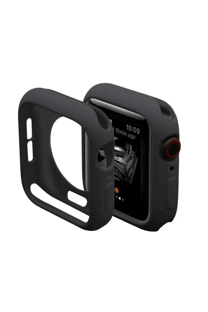Apple Watch 38mm Silikon Alt Kasa - Siyah