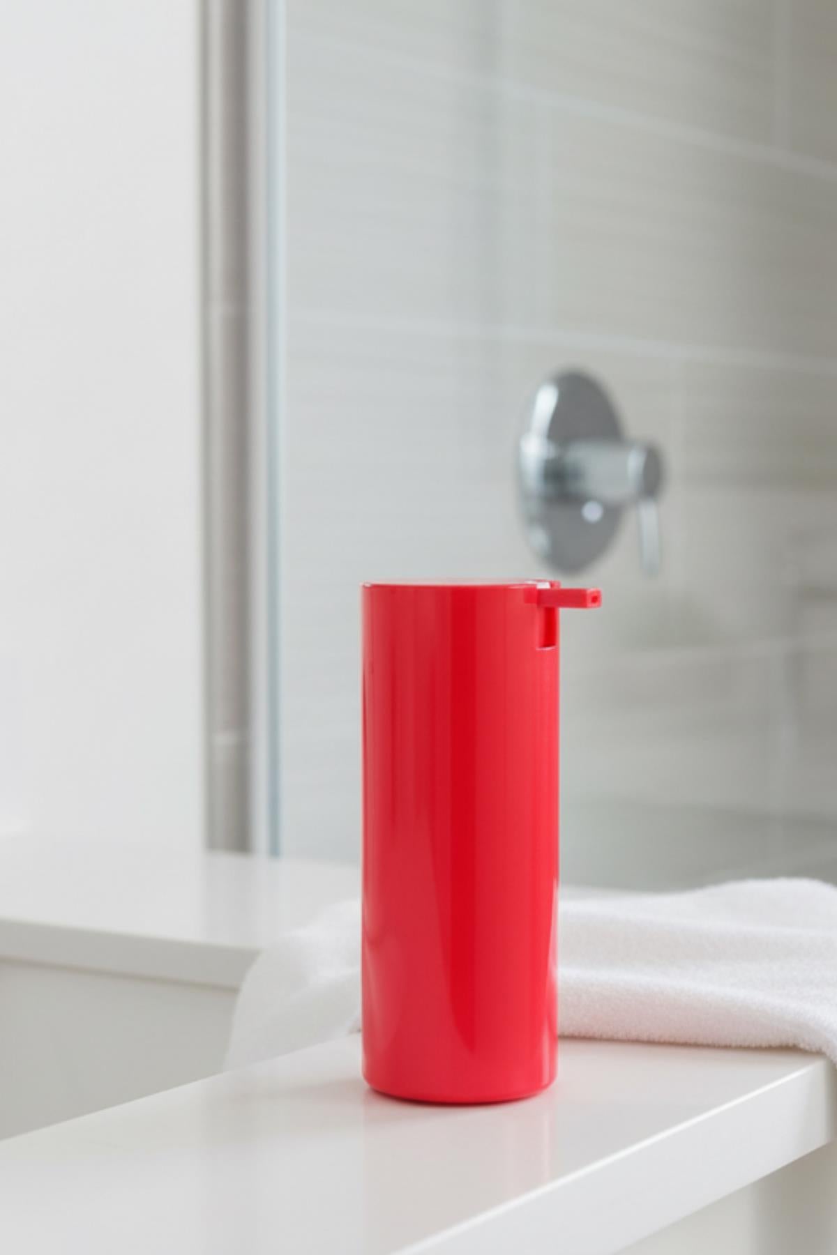 Soft Pembe Şeffaf Akrilik Sıvı Sabunluk 250 ml