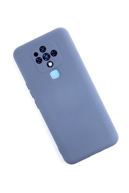 Tecno Camon 16 Kılıf Nano içi Kadife Silikon - Gri