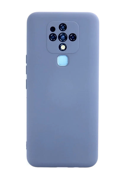 Tecno Camon 16 Kılıf Nano içi Kadife Silikon - Gri