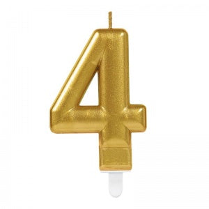 4 Rakam Mum Gold Renk (5643)