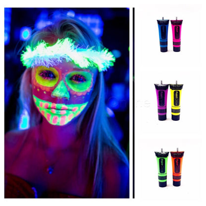 Glow Boya Fosforlu Krem Boya 12 Adet (5643)