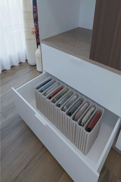 11 Bölmeli Dolap ve Çekmece Içi Düzenleyici Akordiyon Organizer M-00500 (1 Adet)