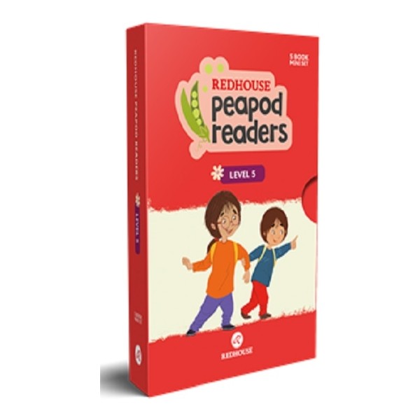 Redhouse Yayınları Peapod Readers İngilizce Hikaye Seti 5 Yazar: Komisyon 9 - 12 Yaş Aralığı (Kutulu)