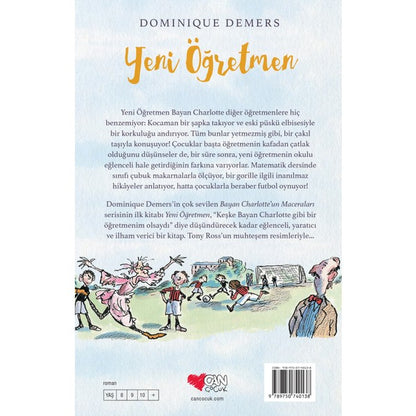 Can Çocuk Yayınları CAN SANAT YAYINLARI Yeni Öğretmen - Dominique Demers 9 - 12 Yaş Çocuk Öykü Kitabı