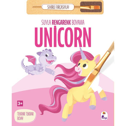 İndigo Çocuk Suyla Rengarenk Boyama Unicorn