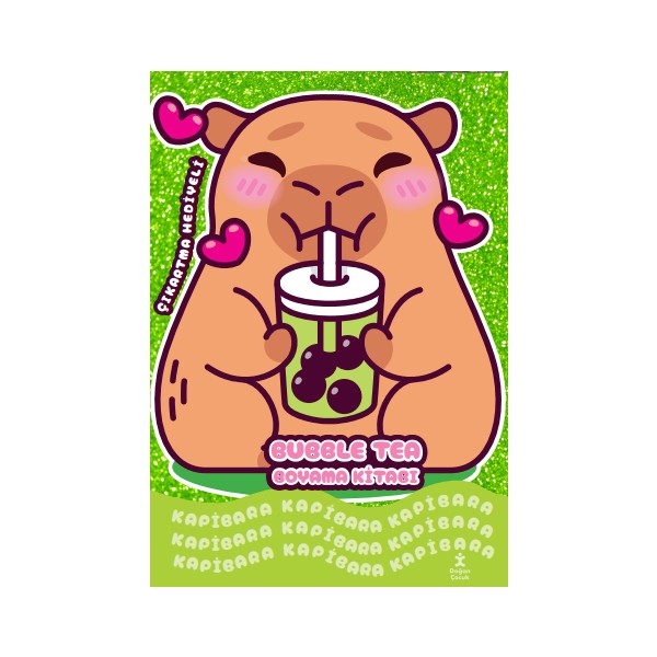 Kapibara - Bubble Tea Boyama Kitabı