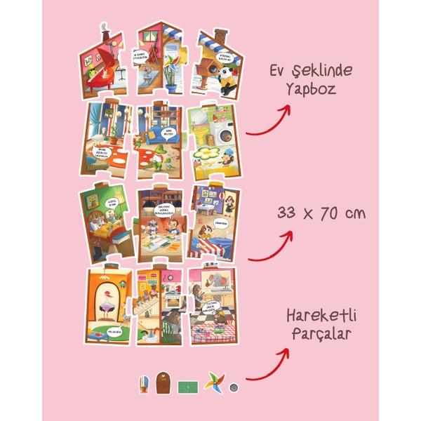 Bi Kutu Oyun İyi Kalpler Apartmanı Kitap ve Oyun Seti