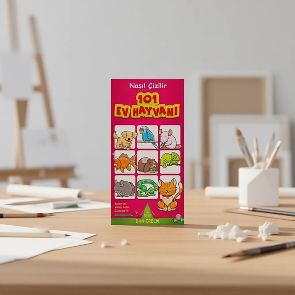Kuzey Yayınları Dan Green'in Nasıl Çizilir 101 Ev Hayvanı Eğitici Kitap 24 Sayfa Türkçe Okul Öncesi Eğlenceli