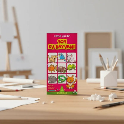 Kuzey Yayınları Dan Green'in Nasıl Çizilir 101 Ev Hayvanı Eğitici Kitap 24 Sayfa Türkçe Okul Öncesi Eğlenceli