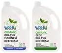 Ecos3 Organik Bulaşık Yıkama Seti (2 X 2,5 Lt) SET