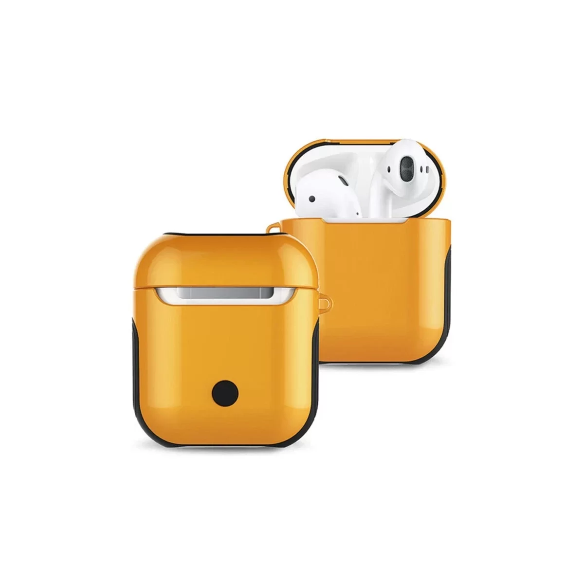 Apple Airpods 2 (2.nesil) 3in1 Kılıf - Sarı