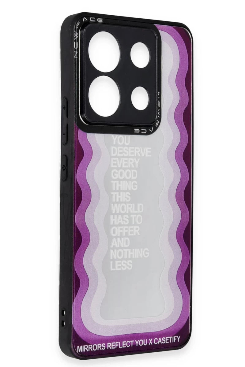 Xiaomi Redmi Note 13 Pro 5G Kılıf Mirror Desenli Kapak - Mirror - 5