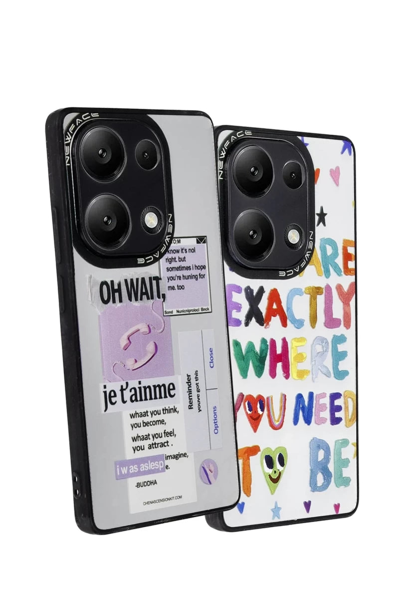 Xiaomi Redmi Note 13 Pro 5G Kılıf Mirror Desenli Kapak - Mirror - 5