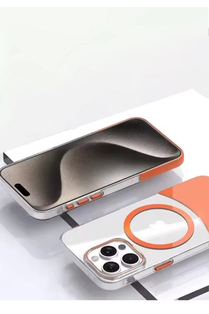 Joko Apple iPhone 15 Pro PC Suit Magsafe Kapak - Turuncu
