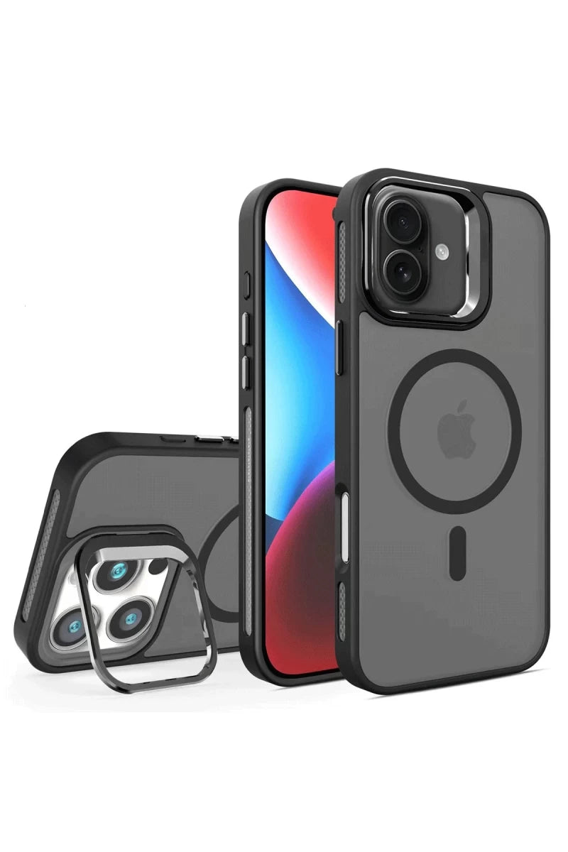 Joko Apple iPhone 16 Flet Lens Magsafe Kapak - Siyah
