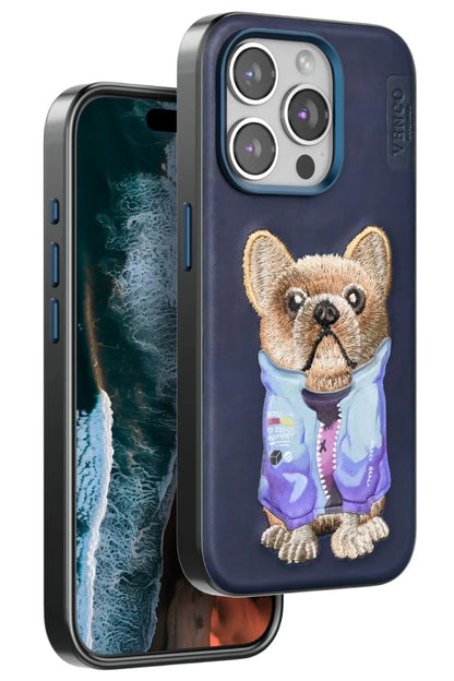 Venco Apple iPhone 15 Pro Max Cute Desenli Kapak - Lacivert