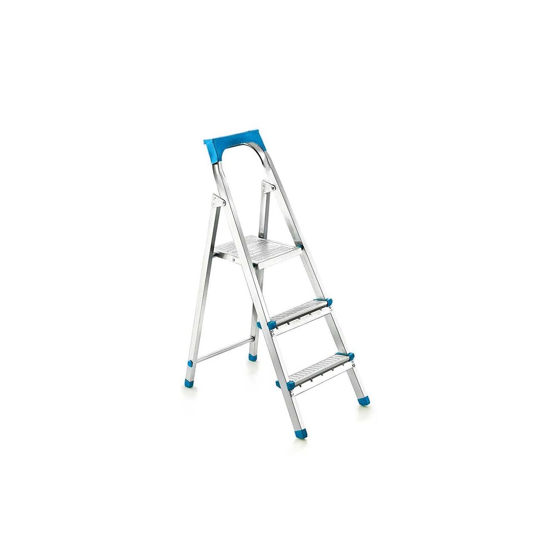 2+1BASAMAKLI METAL MERDİVEN Y: 60CM - 120KG.TAŞIMA KAPASİTESİ (5643)