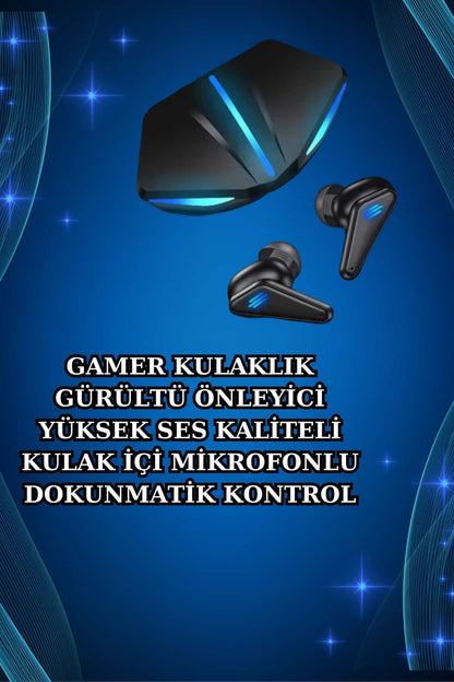 Gamer Kulaklık ve Çok Kordonlu Akıllı Saat Gürültü Önleyici GPS Desteği