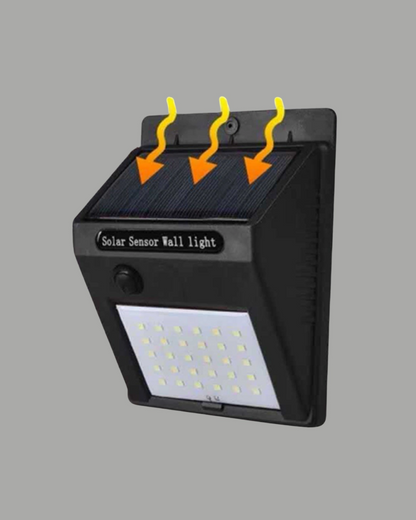 20 Led Güneş Enerjili Hareket Sensörlü Dış Mekan Duvar Lambası
