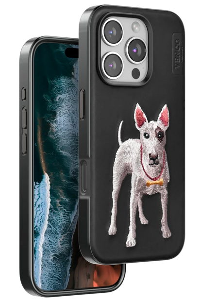 Venco Apple iPhone 16 Pro Max Perma Desenli Kapak - Siyah