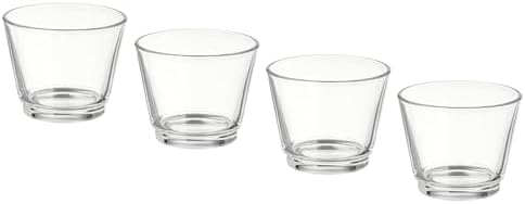 Tealight mumluk, cam, gıda servisi için kullanılabilir